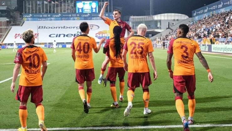 Galatasaray 3 puanı 3 golle aldı (Kasımpaşa-Galatasaray maç sonucu)