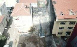 Kadıköy’de 3 kişinin hayatını kaybettiği bina yıkıllıyor