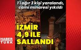 İzmir’de 4,9 büyüklüğünde deprem
