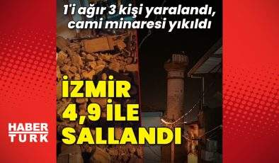 İzmir’de 4,9 büyüklüğünde deprem