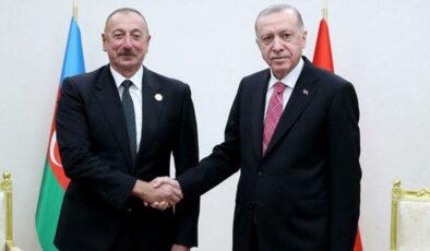 Cumhurbaşkanı Erdoğan, Astana’da İlham Aliyev ile görüştü