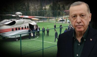 Cumhurbaşkanı Recep Tayyip Erdoğan, Rize’de Ayder Yaylası’nda